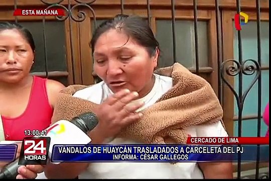 Disturbios en Huaycán: 34 detenidos fueron trasladados a carceleta del PJ