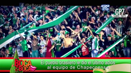 El pueblo brasileño le dio el último adiós al equipo de Chapecoense