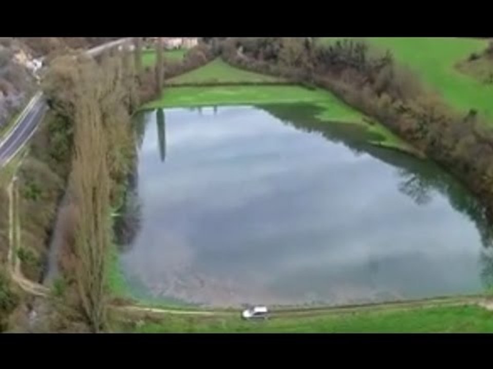 Norcia (PG) - Terremoto, si è creato un "nuovo" lago (05.12.16)