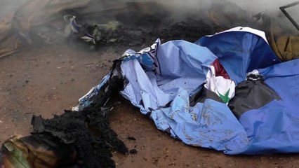 Опубликованы кадры с места обстрела российского госпиталя в Сирии