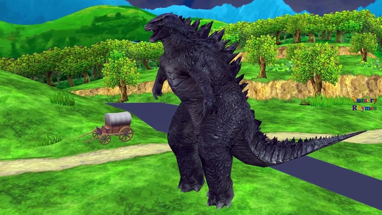 Finger Family Rhymes Dinosaurs Godzilla Cartoons And King Kong Finger Family Children Nursery Rhymes