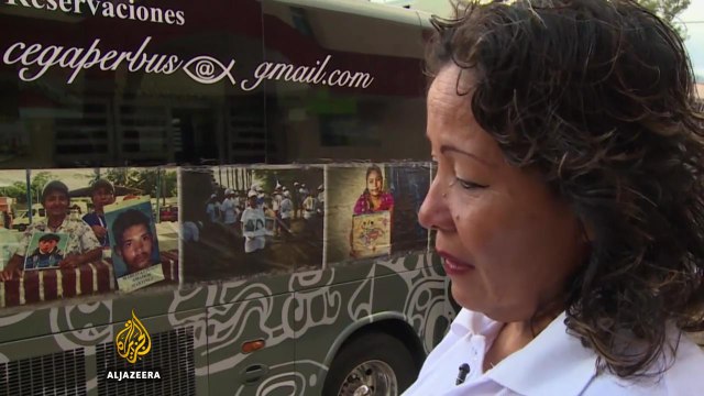 Caravan of mothers of missing migrants arrives in Mexico City