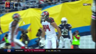 Jameis Winston Connects with Cameron Brate for a Big TD! | Buccaneers vs. Chargers | NFL