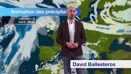 Prévisions météo pour la journée du mardi 6 décembre