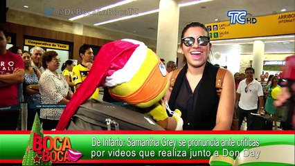 Samantha Grey se pronuncia ante críticas por videos que realiza junto a Don Day