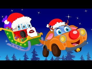 Happy And Sweety | Rudolph the red nosed reindeer | christmas carol for children | car rhymes