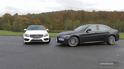 Comparatif - Alfa Romeo Giulia vs Mercedes Classe C : renouveau ou classicisme ?