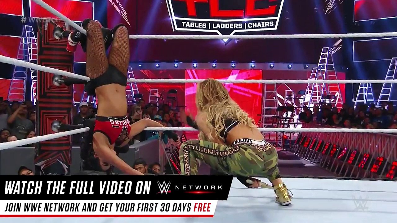Carmella uses a kendo stick to batter Nikki Bella: WWE TLC 2016