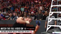 Dean Ambrose flattens AJ Styles with an elbow drop from a ladder: WWE TLC 2016
