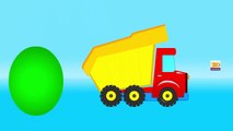 Colors for Kids Children Baby Toddlers Learning Videos Teach Colours Dump Truck Surprise Egg Colors