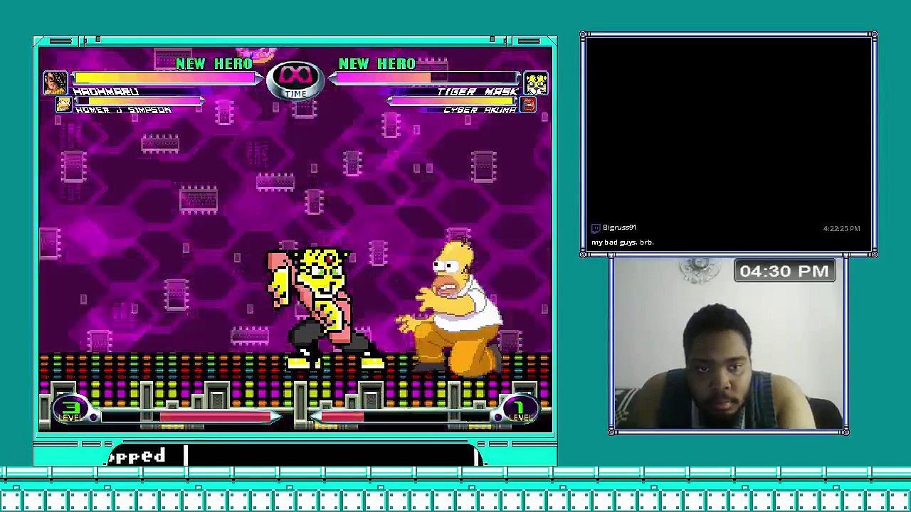 MUGEN Session with BR91X: (Marvelizing Characters MVC2 Mouser/Darkwolf Style) (19)