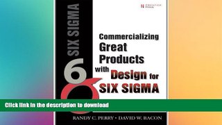 READ Commercializing Great Products with Design for Six Sigma (paperback) Kindle eBooks