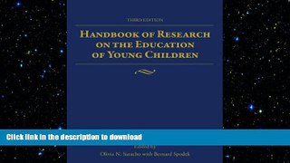 Hardcover Handbook of Research on the Education of Young Children Full Book