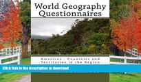 Hardcover World Geography Questionnaires: Americas - Countries and Territories in the Region Full