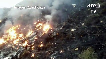 Un avion s'écrase au Pakistan, peu d'espoir de survivants