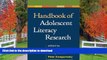 Hardcover Handbook of Adolescent Literacy Research Kindle eBooks