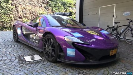 MSO Purple McLaren P1 Start Up, Revs and Acceleration - Lovely Sound