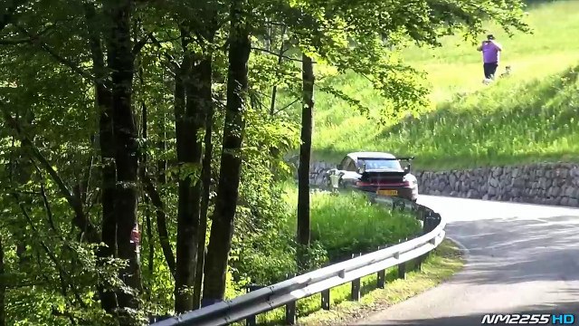 Twin Turbo Porsche 993 GT2 EVO in Action on HillClimb - Lovely Engine Sound