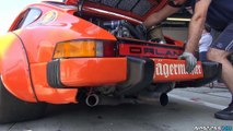 1976 Porsche 934 Turbo RSR Sound - Warm Up, Accelerations & HUGE Flames!!