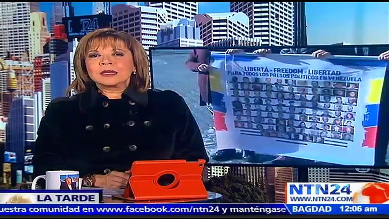 "Es un gesto pidiendo auxilio": Lilian Tintori a NTN24 en simbólica protesta en el Vaticano