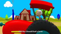 Old MacDonald Had a Farm Nursery Rhyme 3d with Lyrics - Cartoon Animation Rhymes Songs for Children