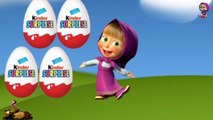 Nursery RhymesKinder Surprise Маша и Медведь Распаковка киндеров