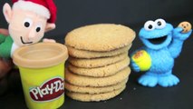 Cookie Monster vs Keebler Elf Play Doh Cookie Competition Cookie Monster Eats Play Dough Cookies Cyc