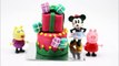 Play Doh Peppa Pig Cake mountain|Mickey mouse, Peppas christmas Dough Set by funny play doh