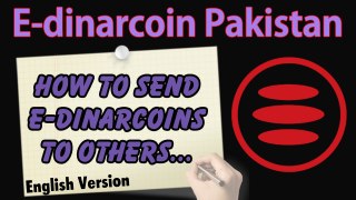 how to send E-dinar coin - How to send EDC to others - Edinarcoin tutorial