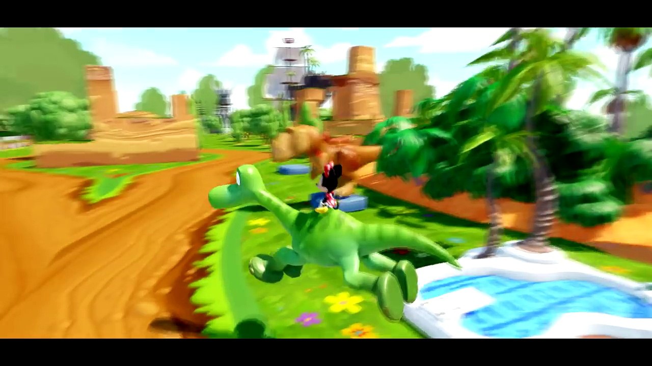 Mickey Mouse, Minnie Mouse and Donald Duck playtime with Dinosaurs ( The good Dinosaur)