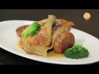 دجاج مشوي مع بطاطس | وسام مسعود