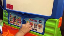 Learning Toys For Kids - DinoTrux Ty Rux Presents Vtech DigitArt Creative Easel - Learn ABC Alphabet