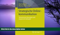 Online  Strategische Onlinekommunikation: Theoretische Konzepte und empirische Befunde (German
