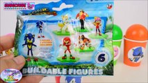 Sonic Boom Balls Surprise Cups Sonic The Hedgehog Knuckles Amy Surprise Egg and Toy Collector SETC