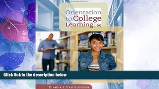 Best Price Orientation to College Learning Dianna L. Van Blerkom On Audio