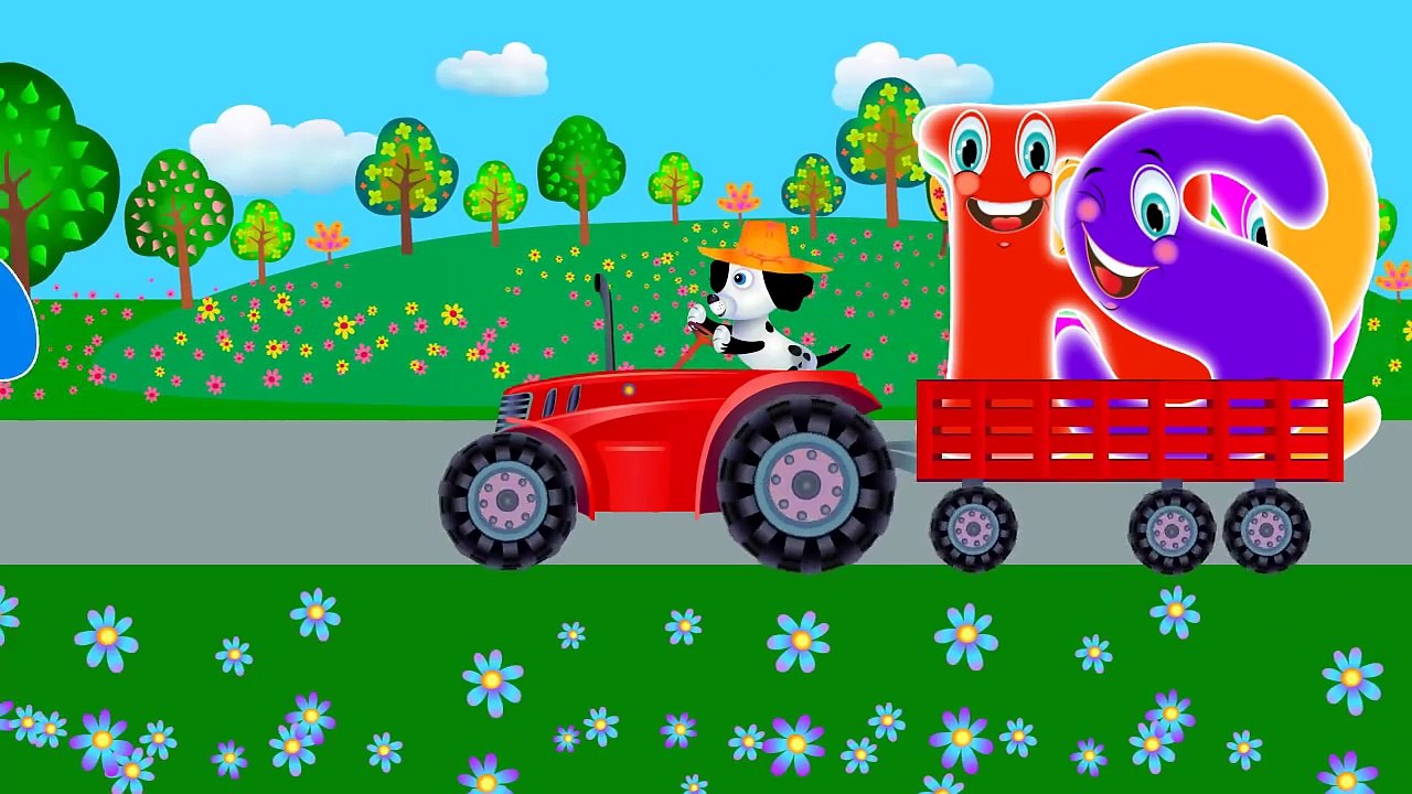 ABC Tractor | Alphabet Compilation Songs for Children | Nursery Rhymes for Kids | Educational Video