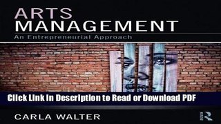 PDF Arts Management: An entrepreneurial approach PDF Free