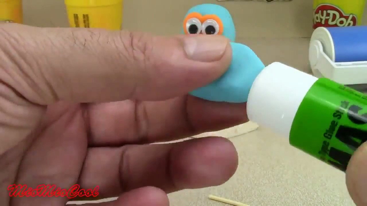 Hibou en pâte à modeler