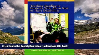 Pre Order Teaching Reading to Students Who Are At-Risk or Have Disabilities: A Multi-Tier