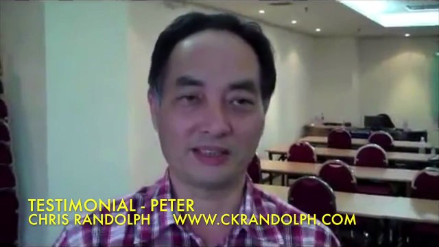 Chris Randolph - Sales Training Seminar & Workshop in Malaysia - Testimonial - Peter