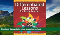 Pre Order Differentiated Lessons for Every Learner: Standards-Based Activities and Extensions for