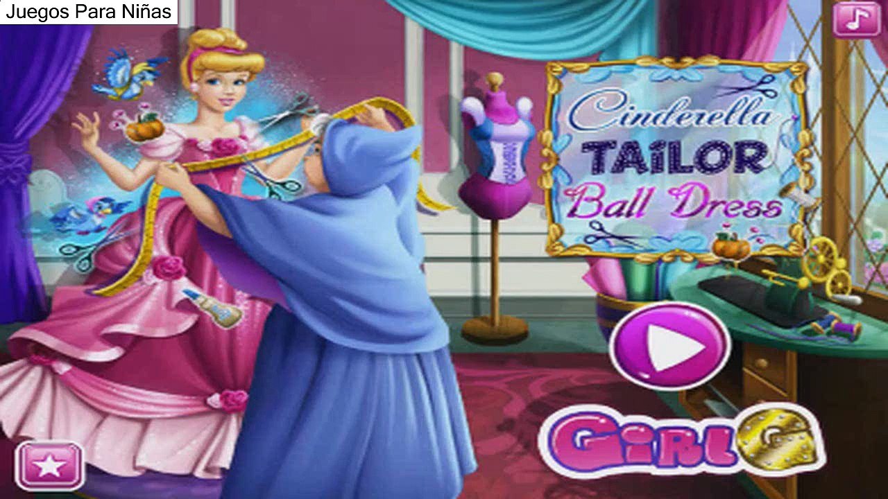 juegos para niños de 3 a 6 años - Hermoso Juego de la Cenicienta y su Madrina - Juegos para Niñas
