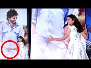 Alia Bhatt Grabs Shahrukh Khan's Private Part In Public At Dear Zindagi Movie Promotions?