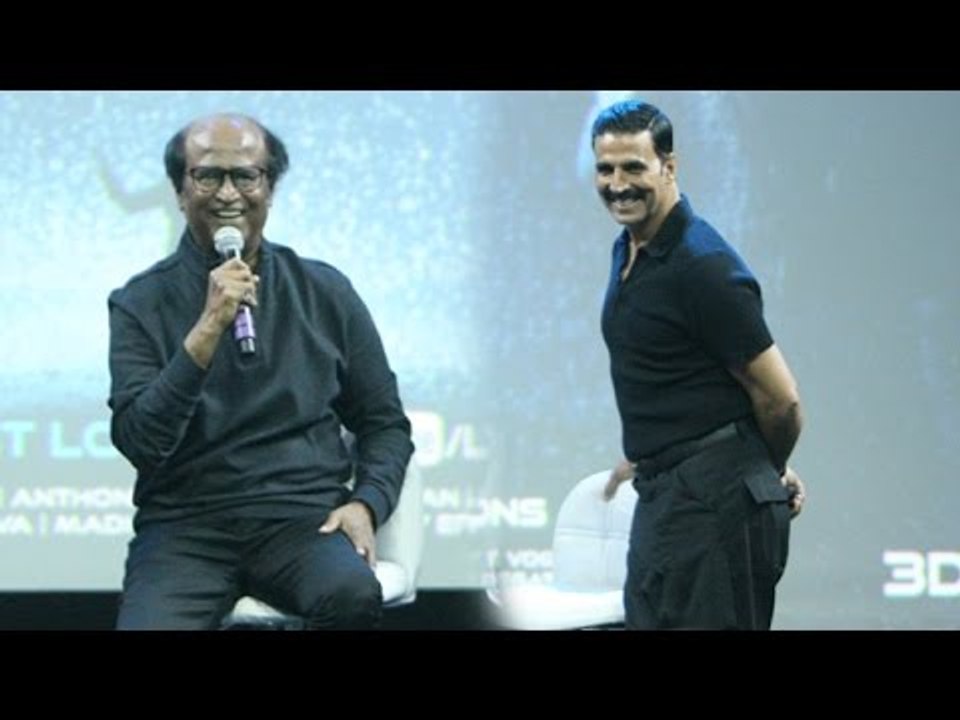 Rajinikanth Praises Akshay Kumar In Public At Robot 2.0 First Look Launch