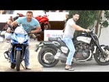 Salman Khan & John Abraham Riding Bike On Mumbai Roads
