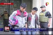 Detenidos en disturbios en Huaycán ya se encuentran en penal de Lurigancho