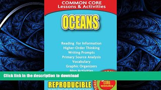 Hardcover Oceans: Common Core Lessons   Activitie Full Book