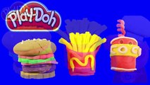 Play Doh Hamburger! - Make French Fries with play-doh for Peppa Pig