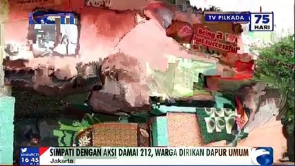 Warga Dirikan Dapur Umum untuk Peserta Aksi Damai 212