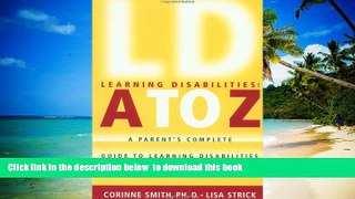 Pre Order Learning Disabilities A to Z Corinne Smith Full Ebook